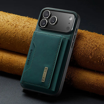 Luxury Leather Phone Case for IPhone 17 Pro Max Air16E 16 14 15 Plus 13 12 11 Pro Max Magnetic Detachable Card Stand Wallet
