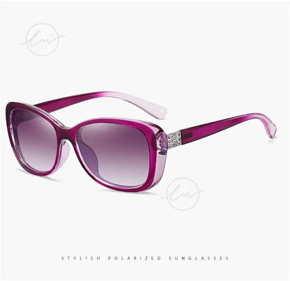 Brand Young Style Women's Sunglasses Gradient Polarized Driving Glasses Luxury Design Ladies Elegant Lunette De Soleil Femme