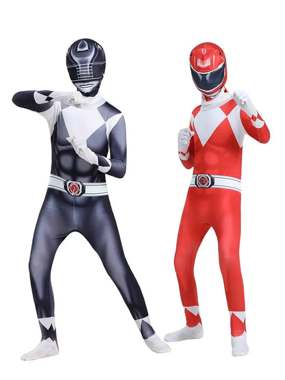 Adult Morpher Superhero Samurai Sentai Shinkenger Rangers Cosplay Fantasia Halloween Costume Mask for Men Boy