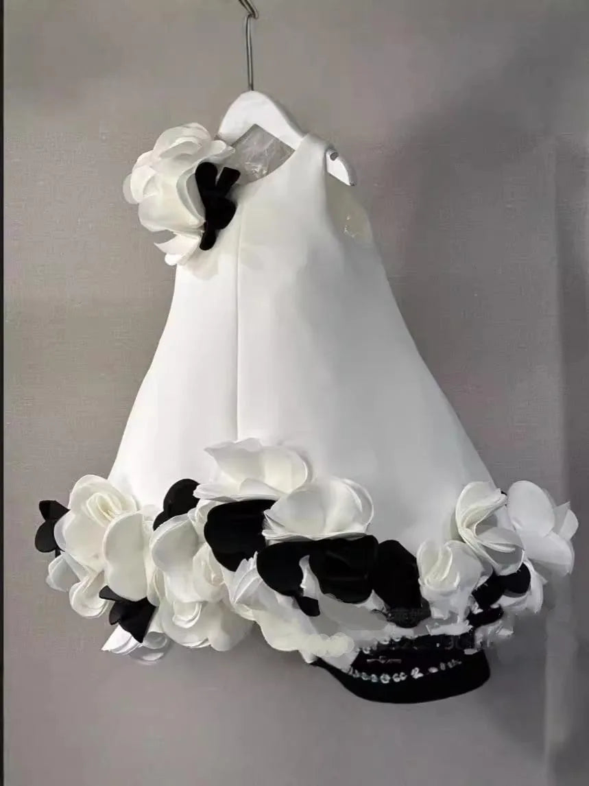 Dresses For Girls Sleeveless Princess Dress Baby Birthday Wedding Formal Tutu Prom Gown Children Kids Evening Bridesmaid Clothes