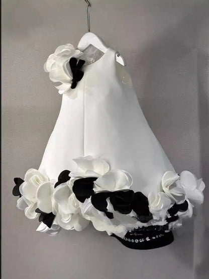 Dresses For Girls Sleeveless Princess Dress Baby Birthday Wedding Formal Tutu Prom Gown Children Kids Evening Bridesmaid Clothes