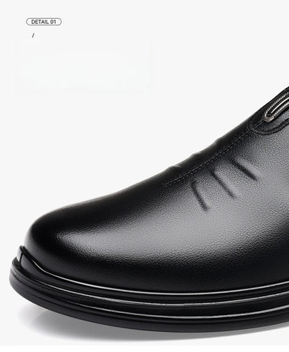 Spring Autumn New Designer Loafers for Men Solid Color Fashion Business Casual Shoes Male Soft Sole British Leather Shoes Man