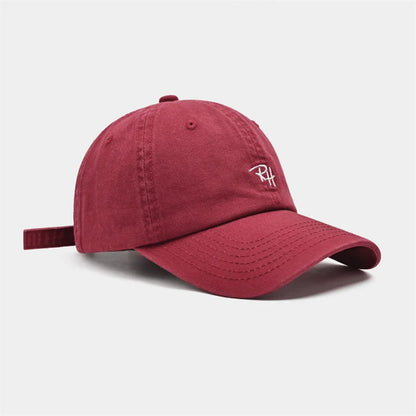 Unisex RH Letter Embroidery Baseball Cap Men Women Summer Casual Hat Outdoor Shade Adjustable Hip Hop Streetwear Trucker Hats