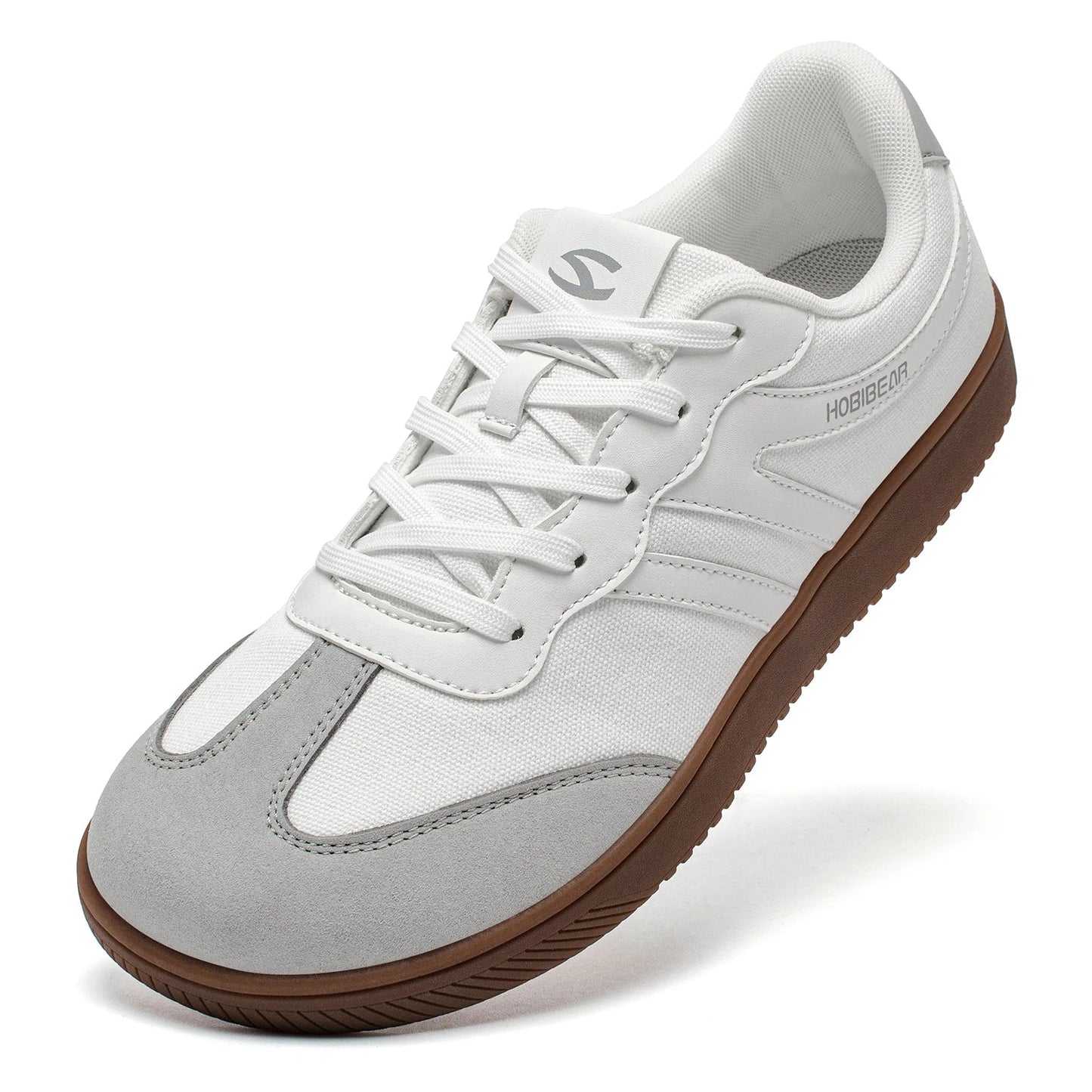 Wide Toe Shoes Mens Womens Minimalist Fabric Sneaker Lace Up Casual Walking Shoes