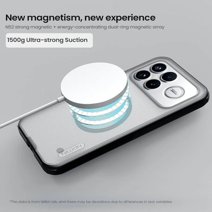 جراب حماية Nillkin Magnetic Super Frosted Shield Pro Magsafe كامل لهاتف Xiaomi Poco F8 Ultra
