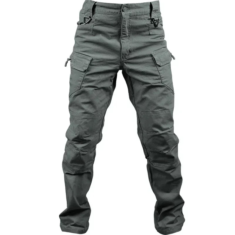 Stretch Canvas 97% Cotton 3% Spandex Tactical Pants For Men Climbing Hiking Trekking Cargo Pants Trousers