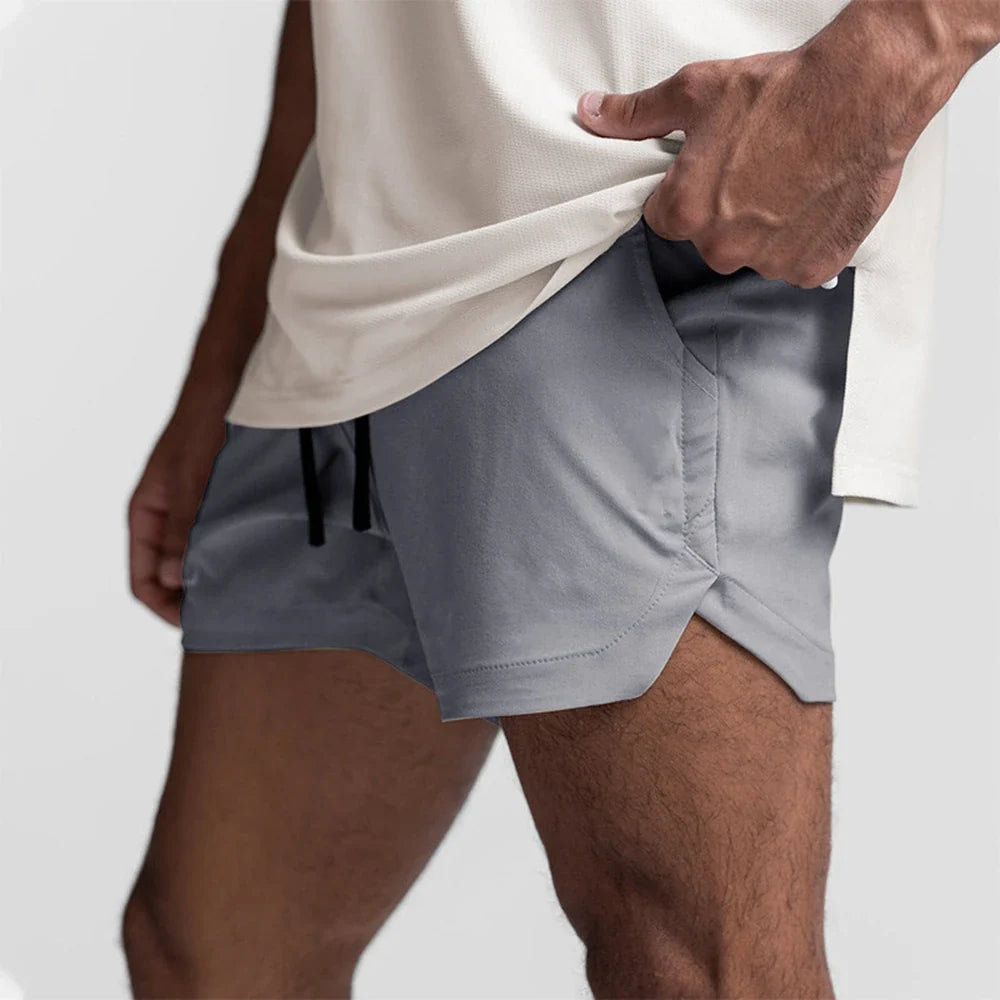 Mens Workout Fitness Shorts Summer Thin Breathable Jogger Shorts Gym Bodybuilding Quick Dry Leisure Running Shorts Soft Touch
