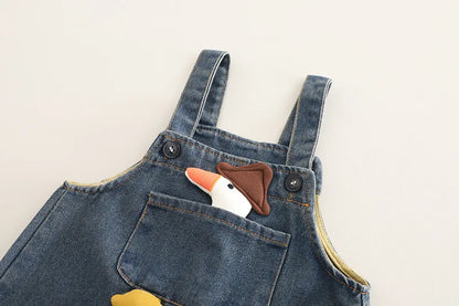 New Summer Baby Boys Clothes Suit Children T-Shirt Overalls 2Pcs/Sets Kids Girls Clothing Infant Cartoon Toddler Costume Outfits