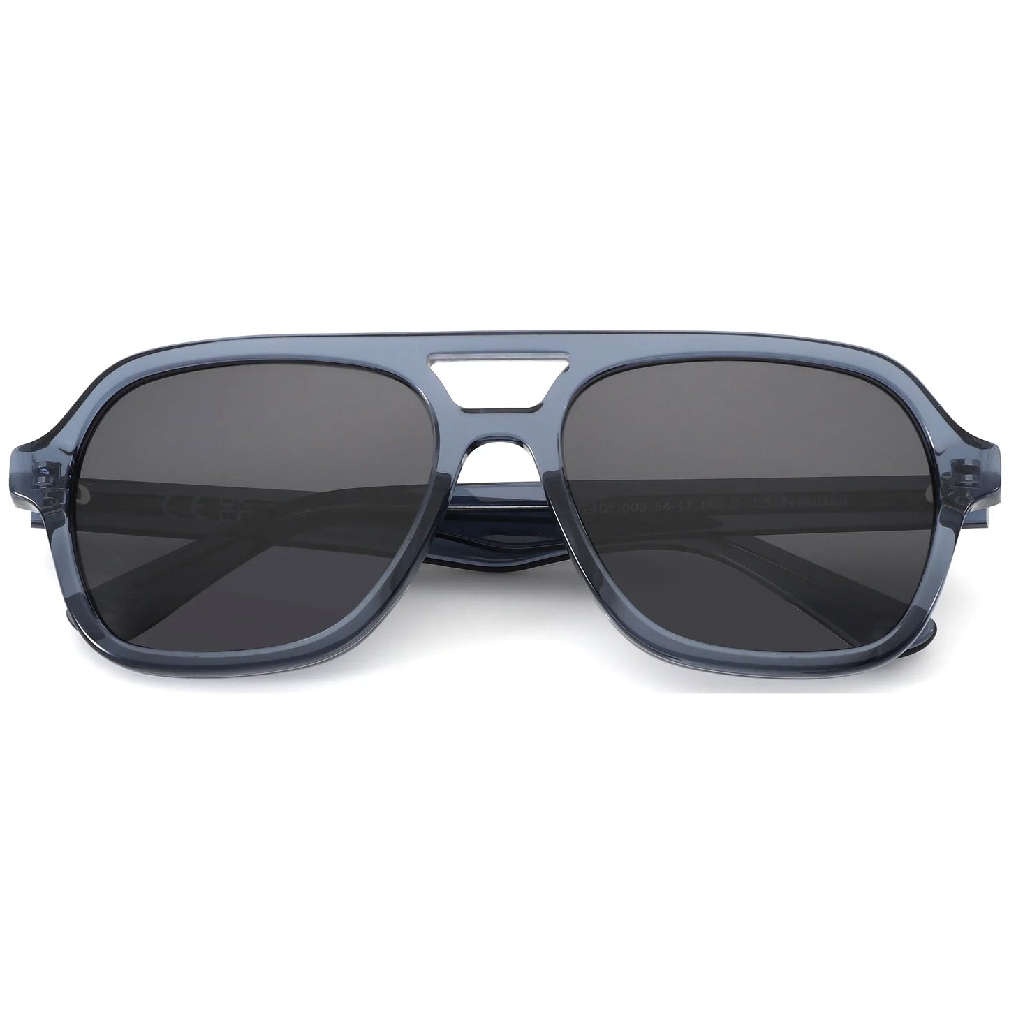 Acetate Pilot Polarized Prescription Sunglasses For Women Double Bridge UV400 Myopia Protection Grade Shade