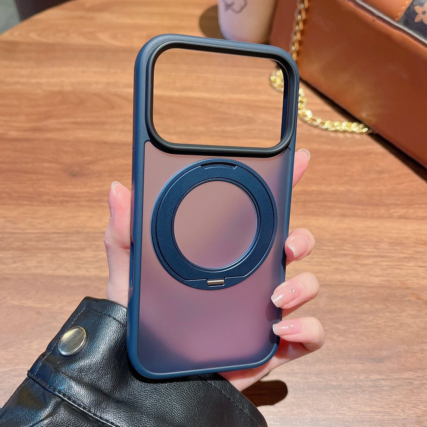 Luxury 360 Rotating Magnetic Phone Case for iPhone 17 Pro Max 16 Plus 15 14 13 12 11 Shockproof Slim Fit for Magsafe Stand Cover