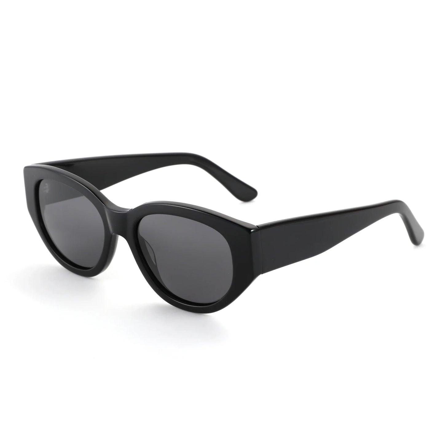 Women Butterfly Acetate Polarized Sunglasses Thick Frame UV400 Protection Sun Glasses Fashionable Ladies Shopping Gift