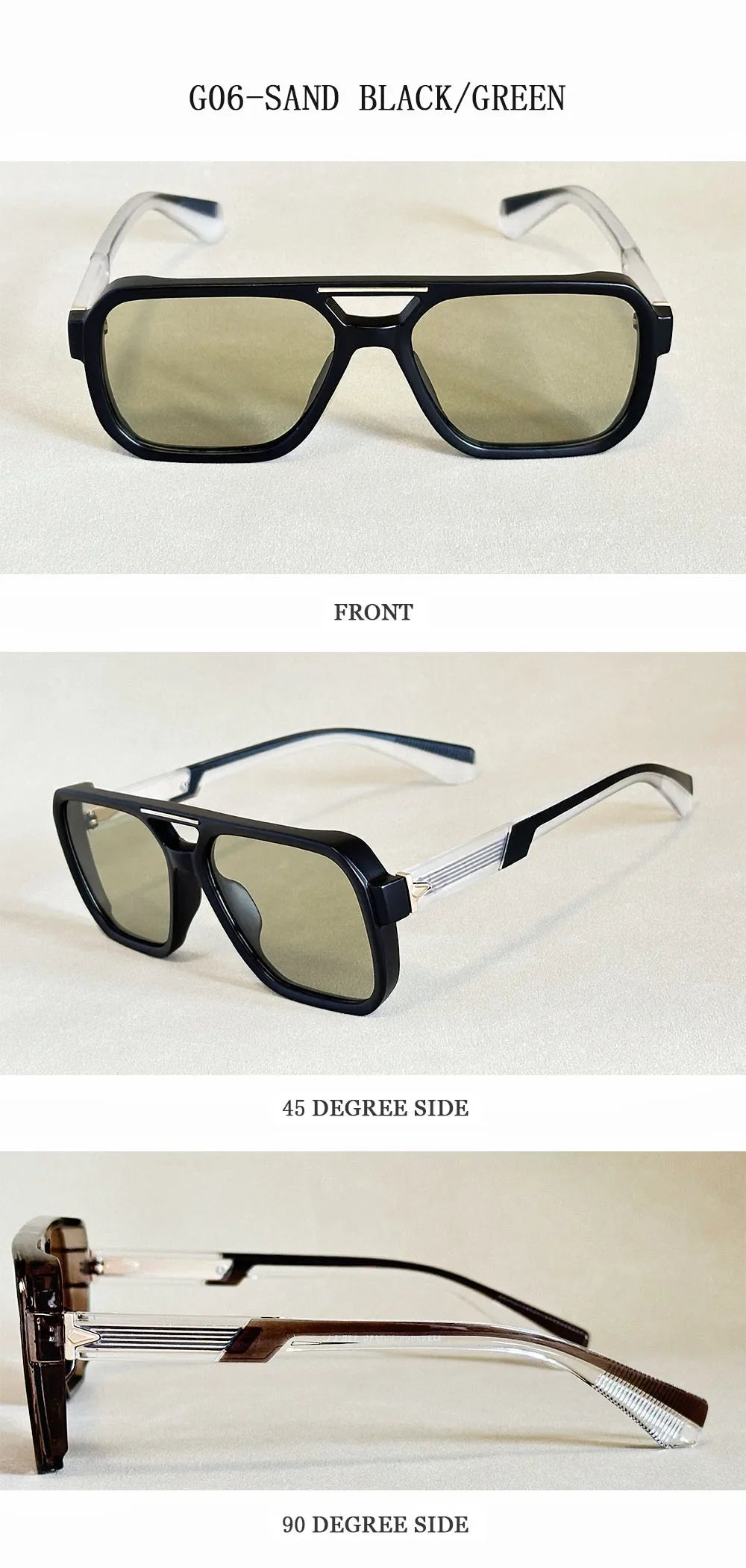 Square Sunglass Men Vacation Fashion Glasses Vintage Sunglasses Women 2025 Gafas De Sol Hombre Lunette Soleil Femme Dropshipping