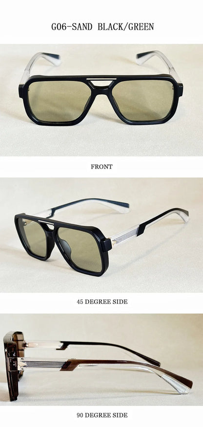 Square Sunglass Men Vacation Fashion Glasses Vintage Sunglasses Women 2025 Gafas De Sol Hombre Lunette Soleil Femme Dropshipping