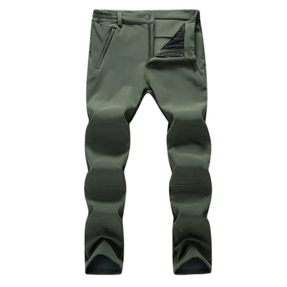Winter Slim Men Outdoor Camping Pants Hiking Trousers Women Travel Thickening Warmth Retention Trekking Ride Sportswear