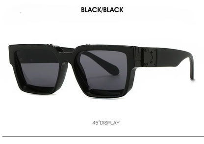 Millionaire Sunglasses For Men Vintage Square Sun Glasses Fashion Retro Sunglasses Women Trendy Luxe Gafas De Sol Hombre Lunette