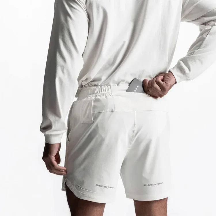 Men's Quick-Drying Shorts Summer Gym Workout Running Basketball Sports Breathable Slim Fit Casual Training Streetwear Fashion‌