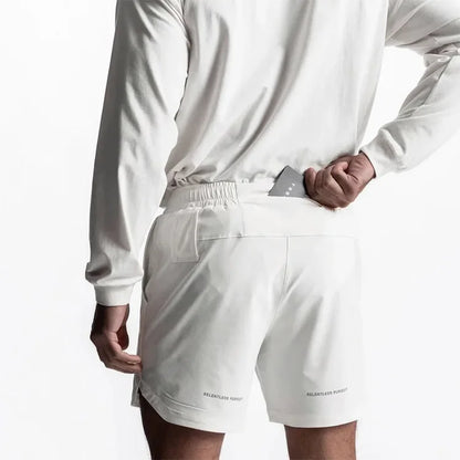 Men's Quick-Drying Shorts Summer Gym Workout Running Basketball Sports Breathable Slim Fit Casual Training Streetwear Fashion‌