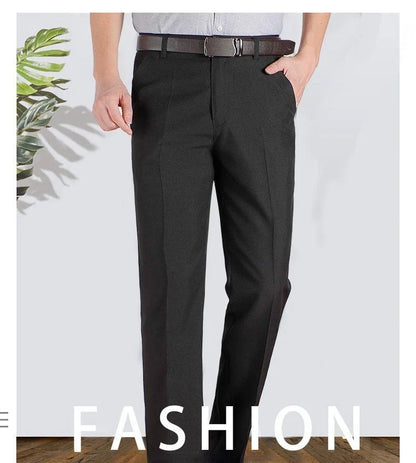 High Quality Men's Suit Pants Classic Summer Spring Pants High Waist Autumn Trousers Business Casual Pant Dropshipping Gozbkf