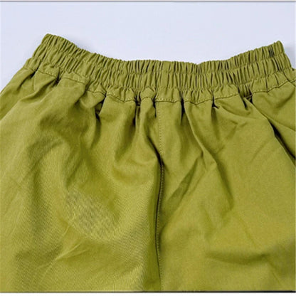 Elegant Children Summer Suit Outfit for Boy Striped Top and Bottom Set Kids Teenagers Cotton T-shirt Shorts 2 Pieces Clothes Set