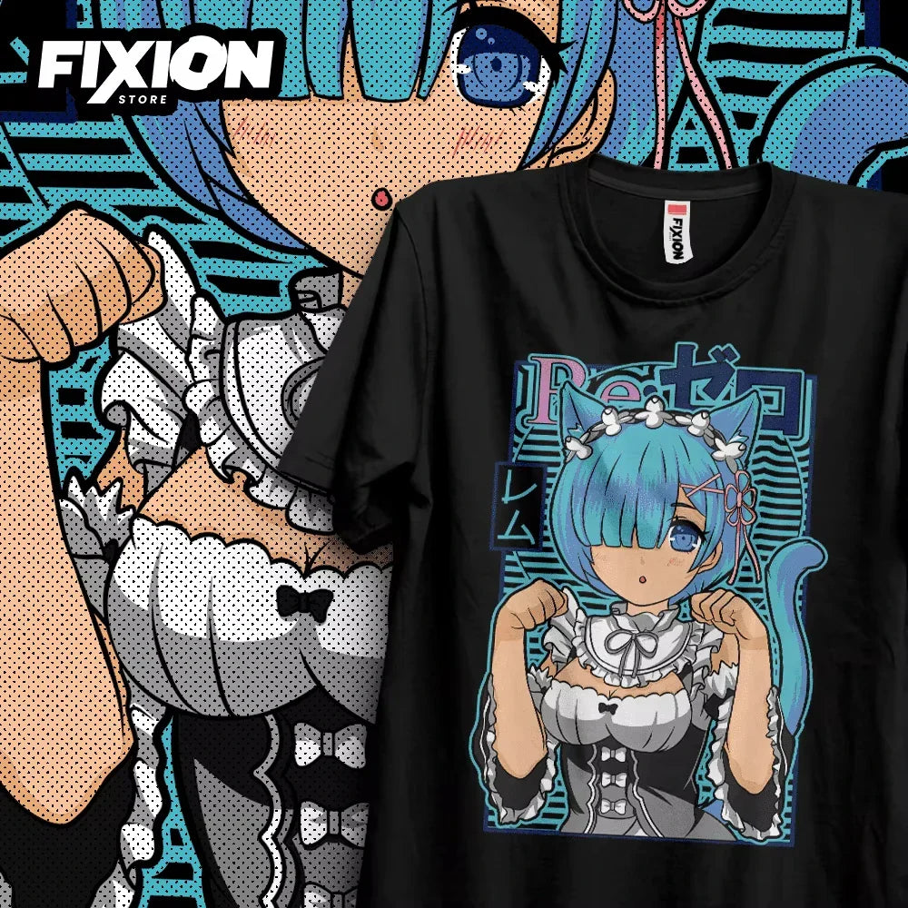 Re Life in A Different World From Zero Peripherals Graphic Print T-shirt Men Women Crewneck Cotton Harajuku Oversize Fashion Tee