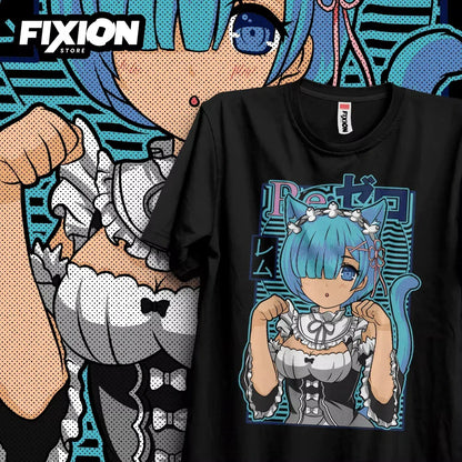 Re Life in A Different World From Zero Peripherals Graphic Print T-shirt Men Women Crewneck Cotton Harajuku Oversize Fashion Tee
