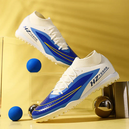New Men Football Boots Training Breathable Cleats Adult Outdoor Non Slip Match Long Spikes Soccer Shoes Sport Boys Comfortable