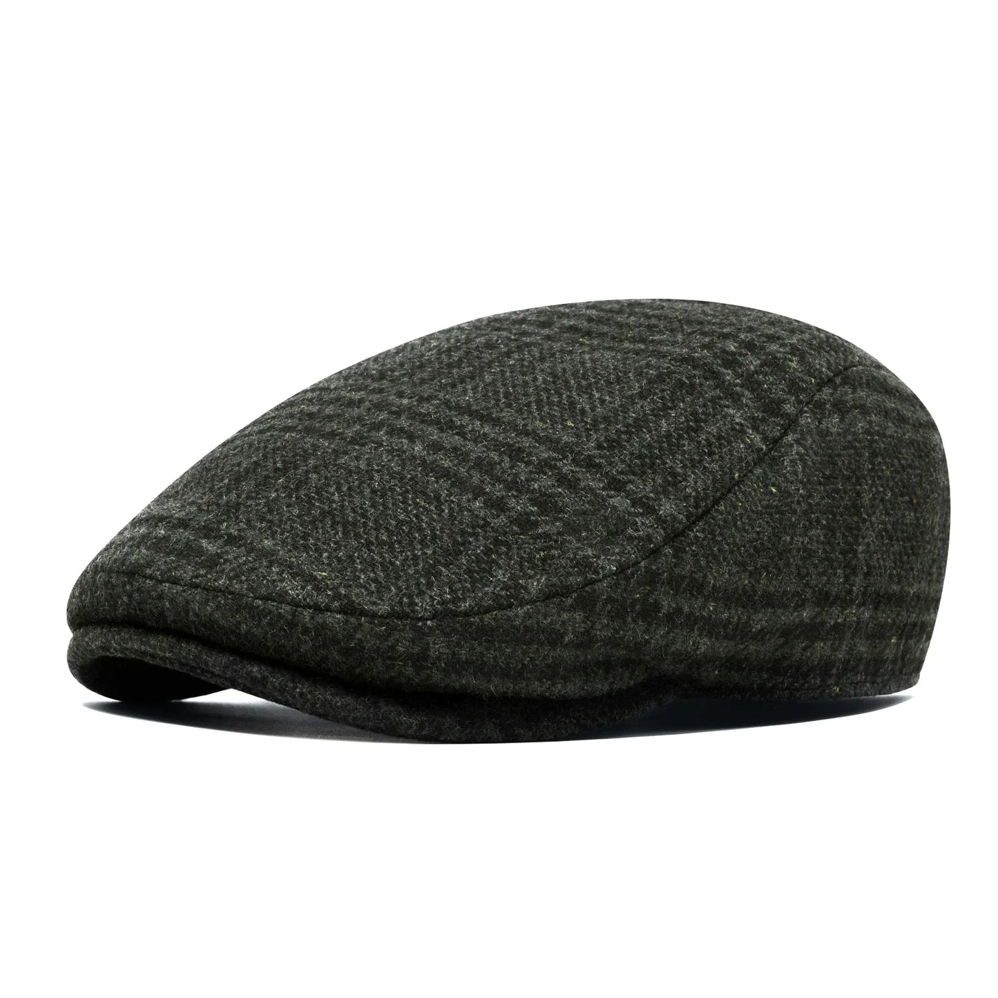 Newsboy Caps Men Wool Blend Flat Cap Winter Warm Hat Driving Hats Gastby Ivy Caps for Male Vintage British Beret