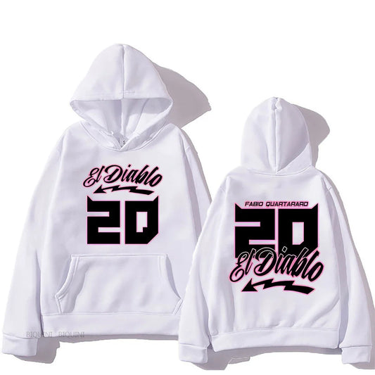 Fabio Quartararo new in Printed Hoodie Men Women hip hop streetwear Fleece Long Sleeve vintage Sweaters Autumn Casual pullovers
