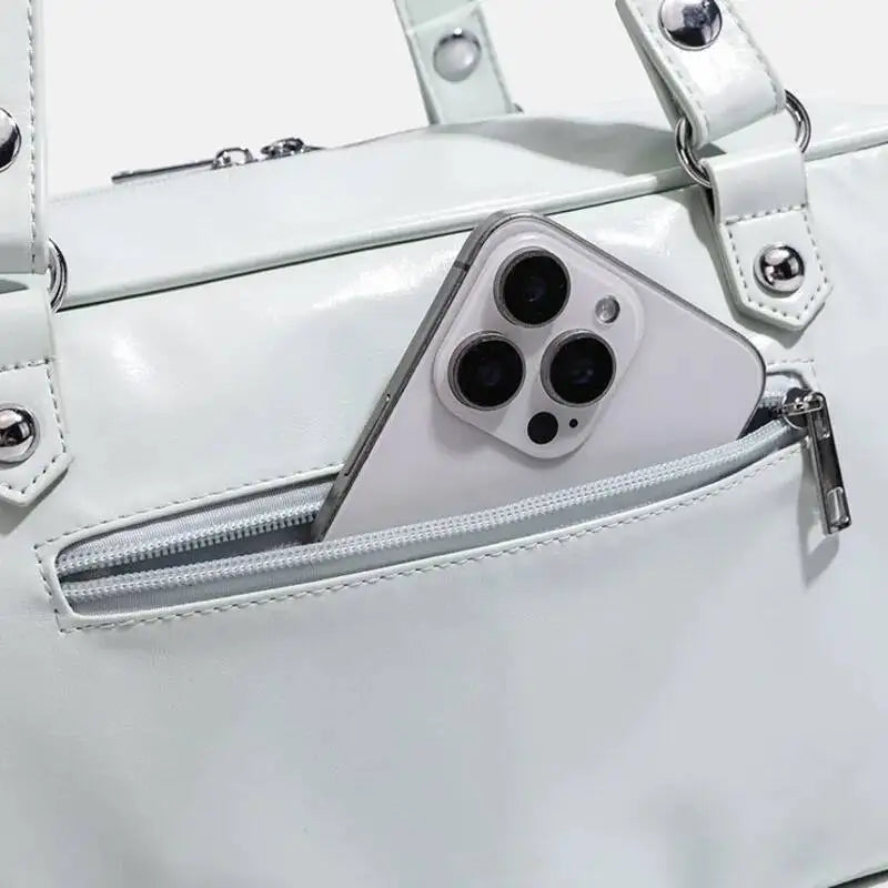 Star Chain Y2k Harajuku Shoulder Itabag Blue Lolita Girl Pain Bags Transparent Japanese Crossbody Bag New Concert Korean Handbag