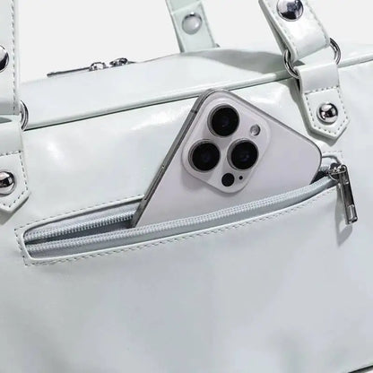 Star Chain Y2k Harajuku Shoulder Itabag Blue Lolita Girl Pain Bags Transparent Japanese Crossbody Bag New Concert Korean Handbag