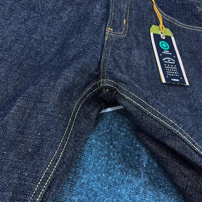 16oz High Quality Pink Selvadge Denim Jeans for Men Cotton Washed Pants Raw Blue American Vintage Hard Thick Straight Trousers