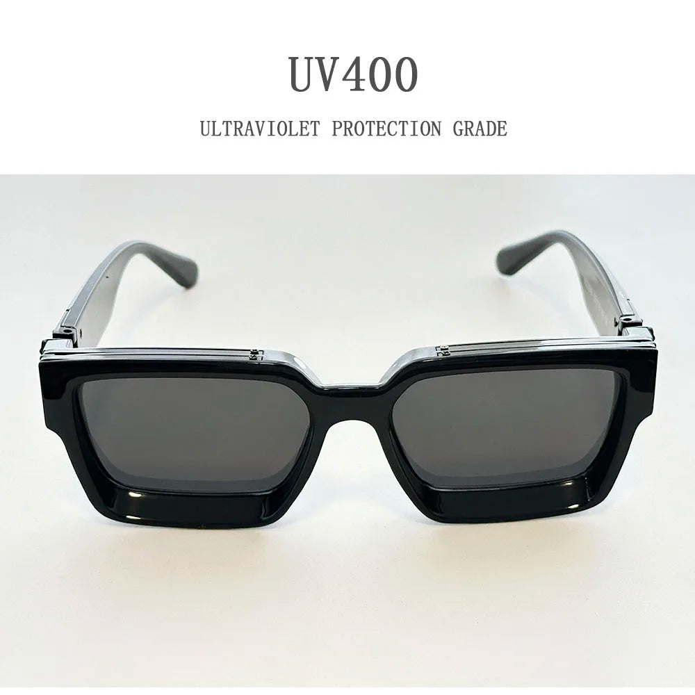 2026 Retro Square Sunglass Men Vintage Millionaire Sunglasses Women Trendy Vacation Luxury Fashion Glasses Gafas De Sol Hombre