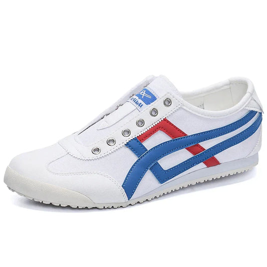 Design Canvas Mesh Shoes Men Casual Sneakers Flat Sports Shoes Walking Running Ligthweight Anti-skid Breathable