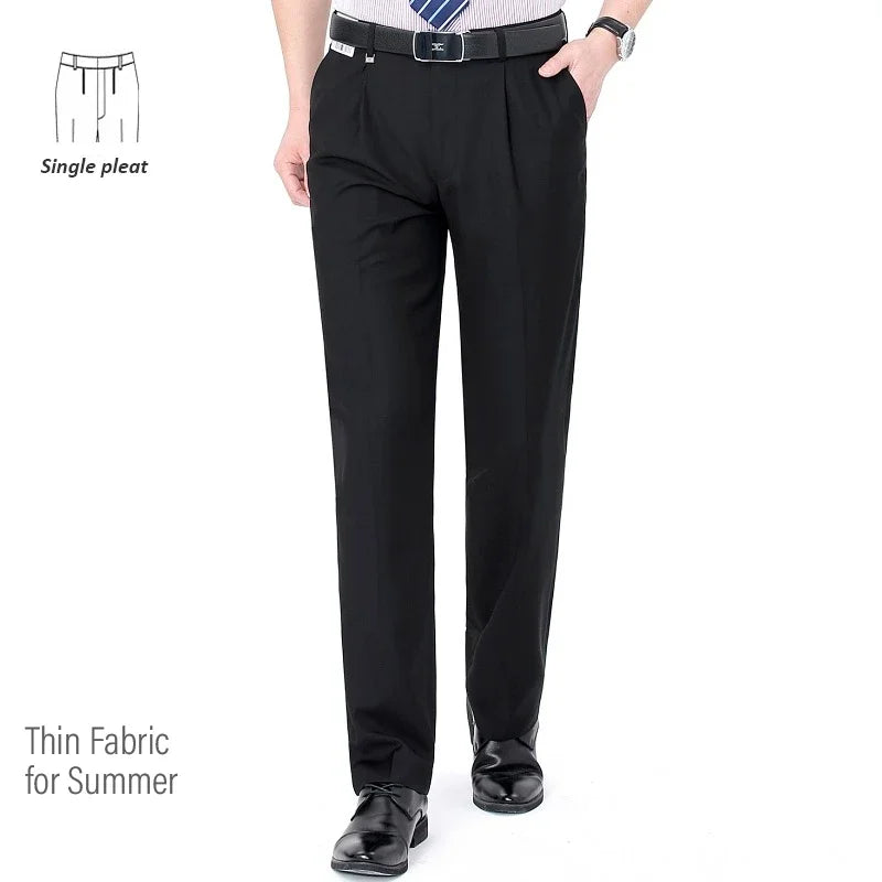 Top-Quality Men's Woolen Trousers - Traf Suit Pants,Business Formal,Trousers for Men, Man Pants, Naples Wool Dress Pants for Men