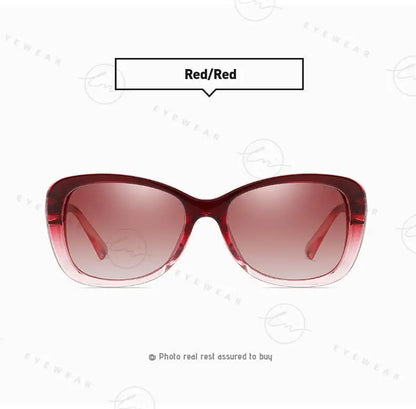 2024 Women's Sunglasses Gradient Polarized Lens Luxury Design Ladies Elegant UV400 Fashion Eyewear Lunette De Soleil Femme