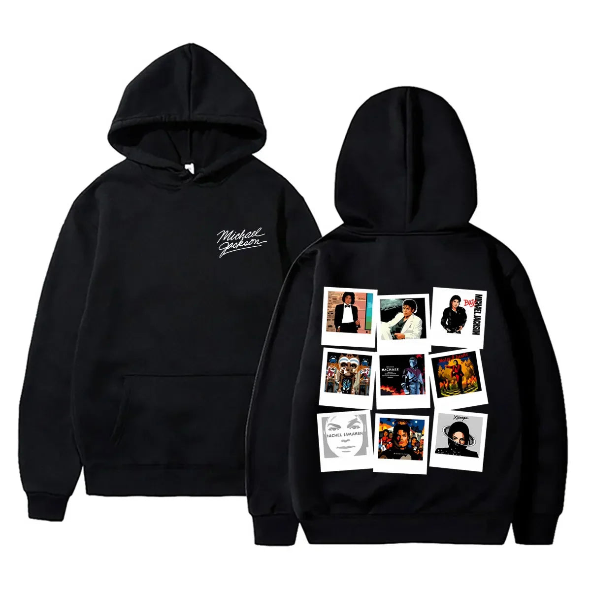 Michael Jackson King of Pop Graphic Hoodie Men Women Vintage Gothic Rock Sweatshirt Male Hip Hop Punk Oversized Pullover Hoodies