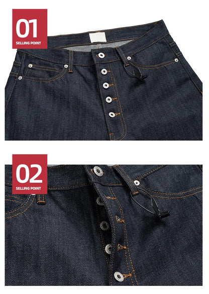 BootCut Original Jeans Wide Leg Trousers Straight Button Design ZJ124