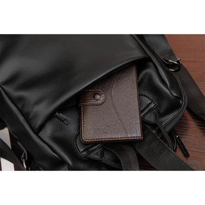 Large capacity retro style soft women's backpack, convertible shoulder bag, perfect for commuting and travel