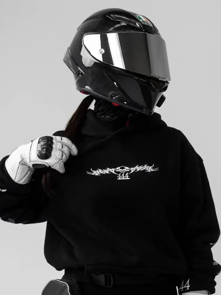 Unisex Hoodie Dark Streetwear Luminous Magic Sword Graphic Print Hooded Sweatshirt Vintage Retro Loose Fit Fashion Mens Harajuku