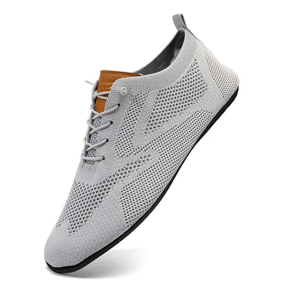 Summer Men Shoes Mesh Flat Outdoor High Quality Walking Shoes Comfortable Lace Up Breathable Non Slip Casual Man Shoe