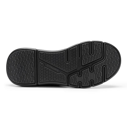 Men Wide Walking Shoes Casual Comfortable Oxford Shoe Lightweight Arch Support Non-Slip Leather Business Sneakers