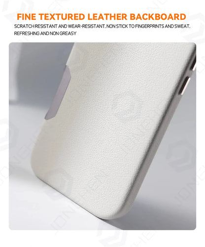 For Magsafe Leather High Quality Alloy Camera Button Magnetic Case For iPhone 16 Pro Max 16pro Wireless Charge Shockproof Cover