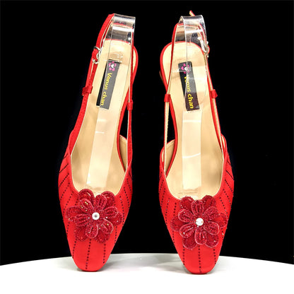 2026 Elegant Gold Color Women's Heels Handbag Set Rhinestone Embellished Designer Shoes for Weddings Special Events