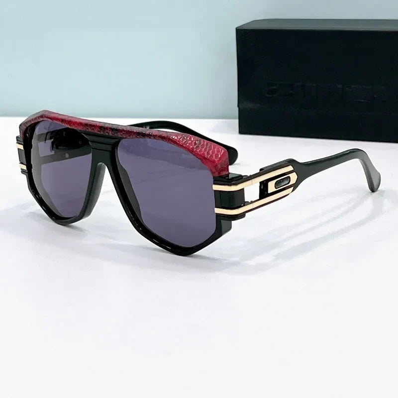 163 luxury designer men's sunglasses  women high quality acetate alloy irregular square frame Prescription eyeglasses fashion