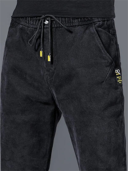 New Man Pants Hip Hop Harem Jeans Men Trousers Loose Joggers Denim Casual Sweatpants Korea Trousers Streetwear Men Clothing