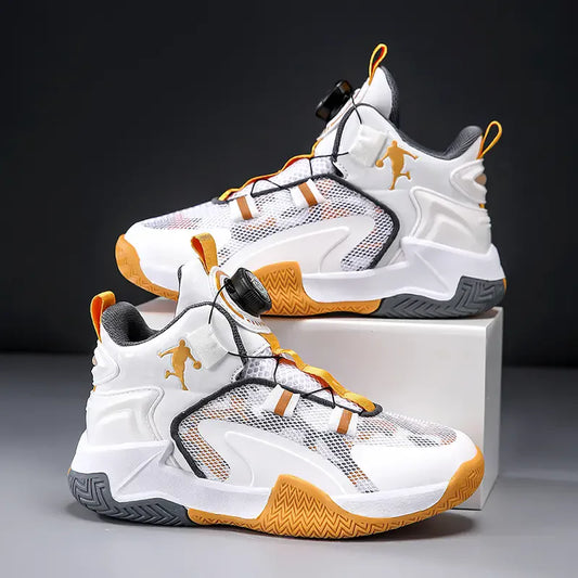 Kids Basketball Shoes Boys Sneakers Non-slip Child Trainer Basket Shoes Outdoor Children Sport Shoes Sneakers Sportschuhe Kinder