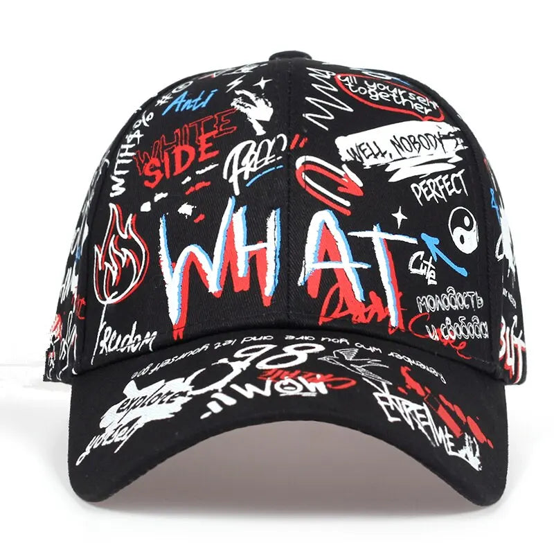 Unisex Letter Printing Snapback Baseball Caps Spring and Autumn Outdoor Adjustable Casual Hats Sunscreen Hat