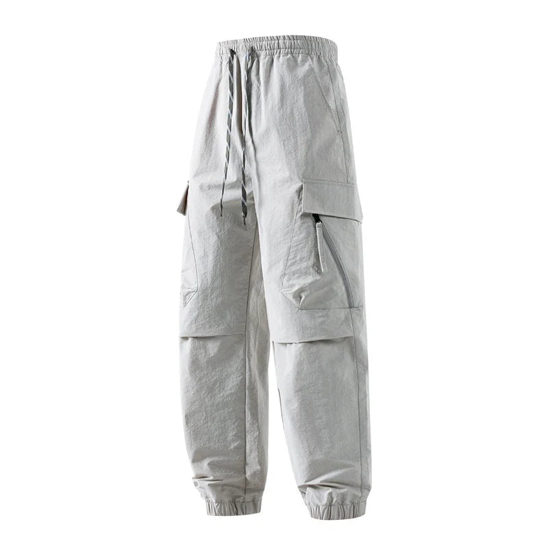Hiking Men Pant Breathable Waterproof Trousers Elastic Waist Camping Pant Women Slant Pockets Travel Pant Outdoor Sports Pant