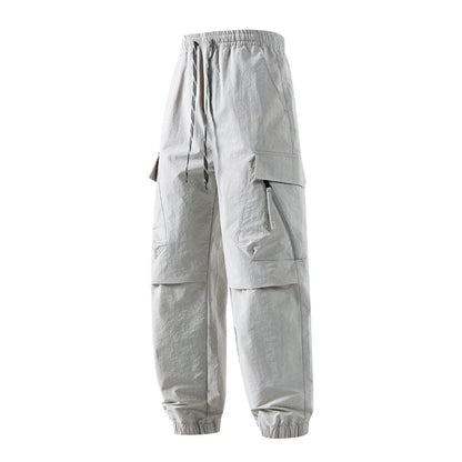Hiking Men Pant Breathable Waterproof Trousers Elastic Waist Camping Pant Women Slant Pockets Travel Pant Outdoor Sports Pant