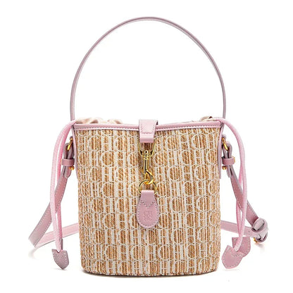 Minimalist and Versatile Summer New-arrival Straw Handbag for Women Exquisitely Crafted Women's Shoulder Bag